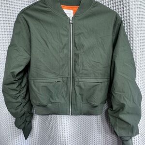 7Diamonds Dark Green Bomber Jacket